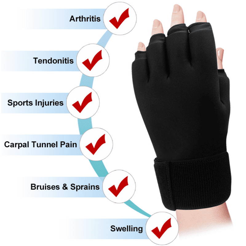GUANTE DE GEL PARA ARTROSIS/TENDINITIS - Imagen 3