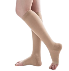MEDIAS MEDIFLEX A LA RODILLA SIN PUNTERA 15-21mmHg